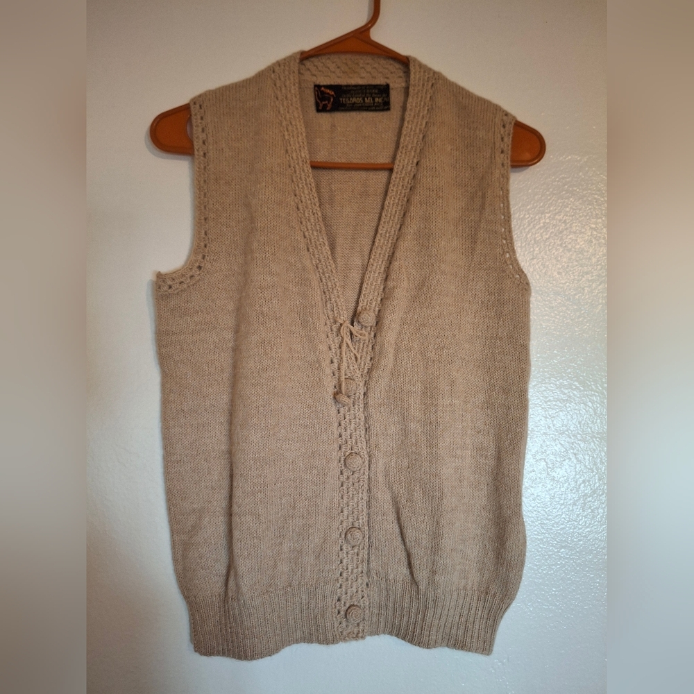Alpaca Wool Sweater Vest